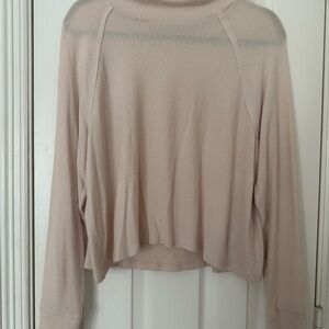 Abercrombie & Fitch Cream Cowl Neck Sweater